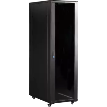 Шкаф серверный напольный 47U 800x1200, стекло/металл, черный, разборный, TWT Business TWT-CBB-47U-8x12-G1 (TWT-CBB-47U-8x12-G1)