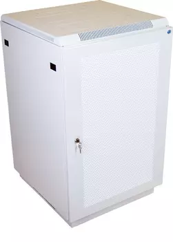 Шкаф телекоммуникационный напольный 27U 600x1000 мм, перфорация, серый, разборный, ЦМО ШТК-М ШТК-М-27.6.10-44АА (30144522301)