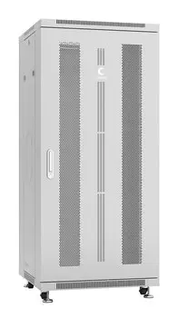 Шкаф телекоммуникационный напольный 27U 600x800 мм, перфорация/металл, серый, Cabeus ND-05C-27U60/80 (ND-05C-27U60/80)