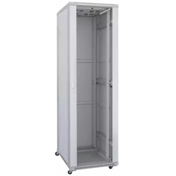 Шкаф телекоммуникационный напольный 32U 600x800 мм, стекло/металл, серый, разборный, SNR TFC SNR-TFC-326080-GS-G-SF (SNR-TFC-326080-GS-G-SF)