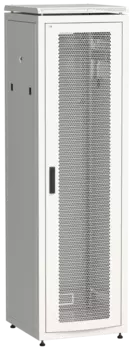 Шкаф телекоммуникационный напольный 33U 600x800 мм, перфорация/металл, серый, разборный, ITK LINEA N (LN35-33U68-P)