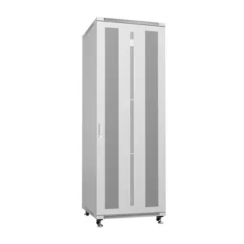 Шкаф телекоммуникационный напольный 47U 800x800, перфорация/металл, серый, разборный, Cabeus ND-05C-47U80/80 (ND-05C-47U80/80)