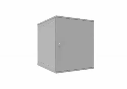 Шкаф телекоммуникационный настенный 12U 523x600 мм, металл, серый, разборный, SNR Lite SNR-TWC-12-MDL