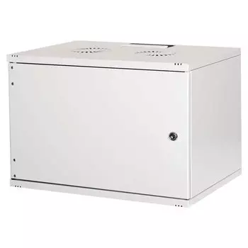 Шкаф телекоммуникационный настенный 12U 540x400 мм, металл, светло-серый, разборный, Lande NetBox Soho LN-SH12U5440-LG-F0-2 (LN-SH12U5440-LG-F0-2)
