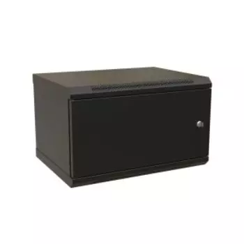 Шкаф телекоммуникационный настенный 12U 600x600 мм, металл, черный, WRline WR-TW-1266-SR-RAL9004 (WR-TW-1266-SR-RAL9004)