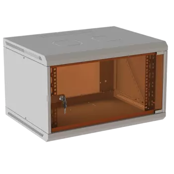 Шкаф телекоммуникационный настенный 12U 600x600 мм, стекло/металл, серый, SUPRLAN 05-1206 (05-1206)