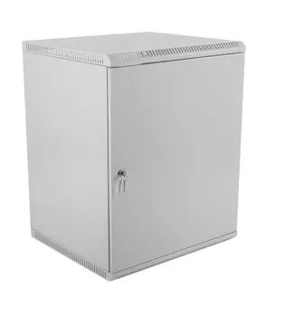 Шкаф телекоммуникационный настенный 15U 600x520 мм, металл, серый, ЦМО ШРН-Э-15.500.1 (30144233706)