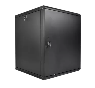 Шкаф телекоммуникационный настенный 18U 600x350 мм, металл, черный, разборный, ЦМО ШРН-Э ШРН-Э-18.350.1-9005 (ШРН-Э-18.350.1-9005)