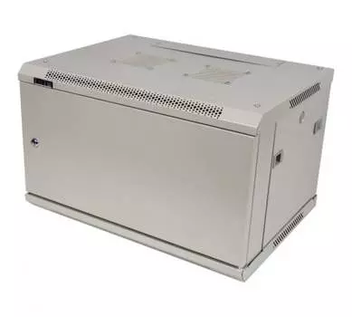 Шкаф телекоммуникационный настенный 4U 600x450 мм, металл, серый, TWT TWT-CBWPM-4U-6x4-GY (TWT-CBWPM-4U-6x4-GY)