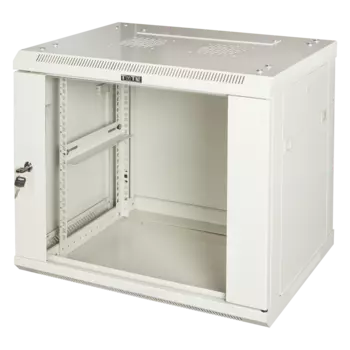 Шкаф телекоммуникационный настенный 4U 600x450, стекло/металл, серый, в сборе, TWT Pro TWT-CBWPG-4U-6x4-GY (TWT-CBWPG-4U-6x4-GY)