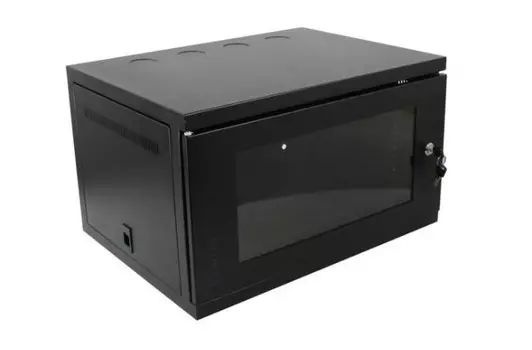 Шкаф телекоммуникационный настенный 6U 540x400 мм, металл, черный, 5bites TC5405-06B (TC5405-06B)