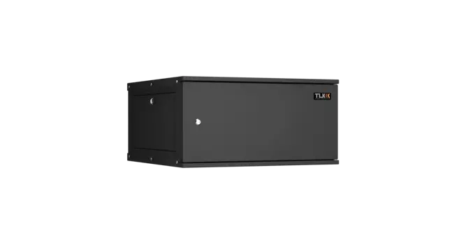Шкаф телекоммуникационный настенный 6U 600x600 мм, металл, черный, в сборе, TLK Lite (TWI-R) (TWI-066060-R-M-BK)