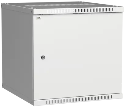 Шкаф телекоммуникационный настенный 9U 550x350, металл, серый, разборный, ITK LINEA WE (LWE3-09U53-MF)