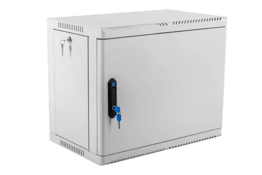 Шкаф телекоммуникационный настенный 9U 600x359 мм, металл, серый, в сборе, ЦМО ШРН-9.350.1 (30144252302)