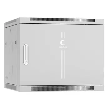Шкаф телекоммуникационный настенный 9U 600x450, металл, серый, Cabeus SH-05F-9U60/45m (SH-05F-9U60/45m)