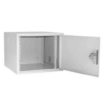 Шкаф телекоммуникационный настенный 9U 600x450 мм, металл, серый, антивандальный, Netko АШР-09 (АШР-09)