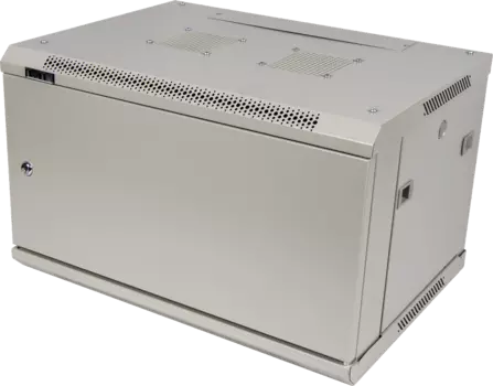 Шкаф телекоммуникационный настенный 9U 600x450 мм, металл, серый, разборный (2 места), TWT Pro TWT-CBWPM-9U-6x4-GY