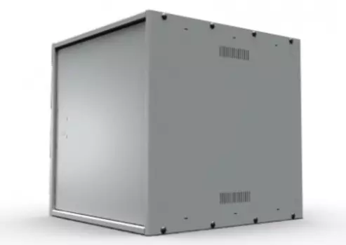 Шкаф телекоммуникационный универсальный 4U 580x450 мм, металл, серый, разборный, SNR VPS SNR-VPS4504