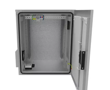 Шкаф уличный всепогодный настенный 18U 730x630 мм, металл, серый, SNR (SNR-OWC-186060-CHM)