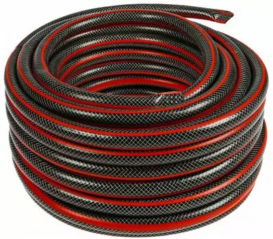 Шланг Вихрь, ПВХ, поливочный, армированный, d = 1/2" (13 мм), присоединительный размер = 1/2" (13 мм), 25 м, 24.7 атм (73/7/2/10)