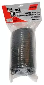 Шланг воздушный Fubag, фитинги рапид, 9.87 атм, 6 мм x 8 мм, длина 5 м (170023)