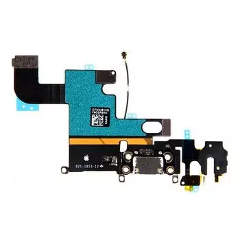 Шлейф (плата) с разъемом зарядки для Apple iPhone 6 821-1853-12, белый (377517)