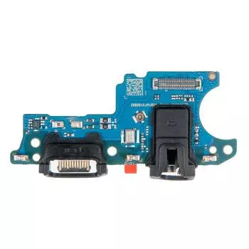 Шлейф (плата) с разъемом зарядки и гарнитуры Samsung оригинал для Samsung Galaxy A02s SM-A025F (814923)