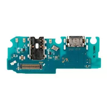 Шлейф (плата) с разъемом зарядки и гарнитуры Samsung оригинал для Samsung Galaxy A12 SM-A125F (794985)