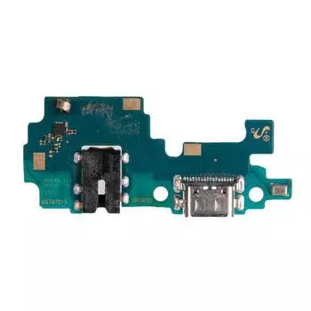 Шлейф (плата) с разъемом зарядки и гарнитуры Samsung оригинал для Samsung Galaxy A21s SM-A217F (778337)
