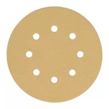 шлифовальный круг Milwaukee 12.5 см, P180, 8 отверстий, 10 шт., по дереву и металлу (4932492182)