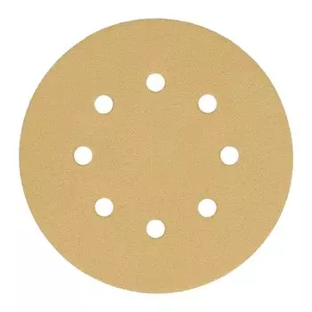 шлифовальный круг Milwaukee 12.5 см, P40, 8 отверстий, 10 шт., по дереву и металлу (4932492178)