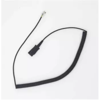 Шнур-переходник VT, витой, 3 м, черный (QD(P)-RJ9(03))