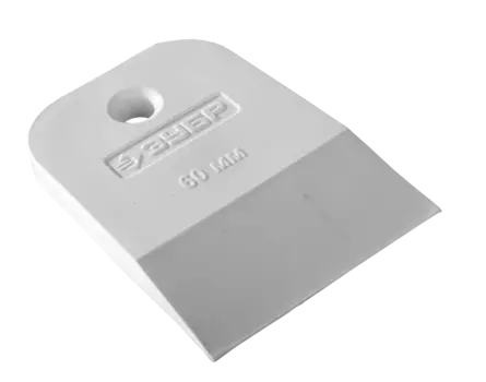 Шпатель Зубр МАСТЕР, лезвие 60мм, резиновый, для затирки швов (1016-60_z01)