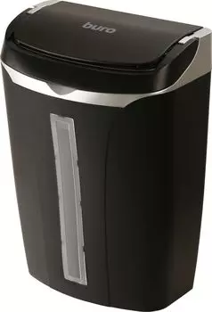 Шредер BURO BU-S700AF, секретность P-4, 225 см/мин., фрагменты - 4 мм x 3.2 см, объем 14 л, кол-во листов до 50 шт., карты, черный (BU-S700AF)