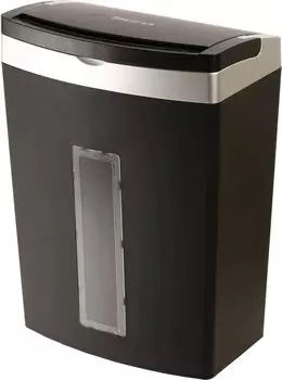 Шредер BURO BU-S900AF, секретность P-5, 180 см/мин., фрагменты - 3 мм x 1 см, объем 21 л, кол-во листов до 60 шт., скрепки, скобы, карты, серый/черный (BU-S900AF)