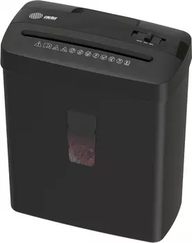 Шредер Cactus CS-SH-A3, секретность P-4, 300 см/мин., перекрестный - 4 мм x 3.9 см, объем 13 л, кол-во листов до 6 шт., черный (CS-SH-A3)