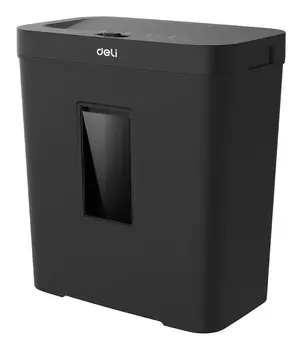 Шредер Deli, секретность 4/P-4, объем 12 л, черный (ET021)