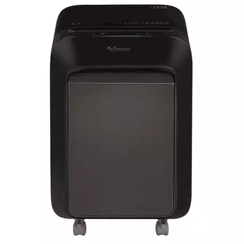 Шредер FELLOWES PowerShred LX210, секретность P-4, фрагменты - 4 мм x 1.2 см, объем 23 л, кол-во листов до 16 шт., скрепки, скобы, карты, черный (FS-55025)