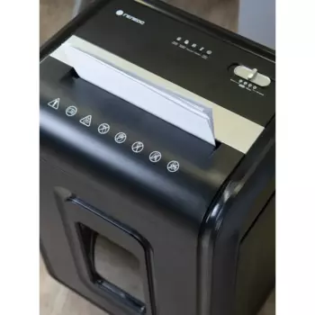 Шредер ГЕЛЕОС УМ32-4, секретность 4/P-4, 300 см/мин., фрагменты - 4 мм x 3 см, объем 32 л, кол-во листов до 32 шт., скрепки, скобы, карты, CD, черный (УМ32-4)