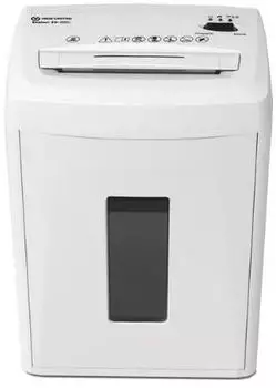 Шредер New United Etalon ES-13M, секретность 5/P-5, фрагменты - 2 мм x 1.2 см, объем 26 л, кол-во листов до 11 шт., скрепки, скобы, карты, белый (ES-13M)