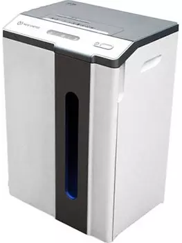 Шредер New United Etalon ET-20C, секретность 3/P-4, перекрестный - 3.9 мм x 3.8 см, объем 25.6 л, кол-во листов до 17 шт., скрепки, скобы, карты, CD, белый (ETALON ET-20C)