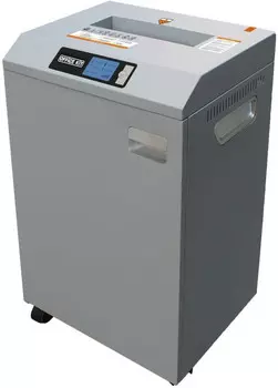 Шредер Office Kit S600, секретность 6/P-7, 270 см/мин., перекрестный - 800 мкм x 5 мм, объем 60 л, кол-во листов до 5 шт., серый/серебристый (OK0805S600)