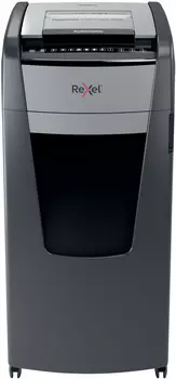 Шредер Rexel Optimum AutoFeed, секретность P-4, 180 см/мин., объем 140 л, скобы, черный (2020750XEU)