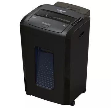 Шредер Vigorhood VS130MA , секретность 4/P-4, перекрестный - 3 мм x 1 см, объем 25 л, кол-во листов до 130 шт., скобы, карты, черный (VS130MA )