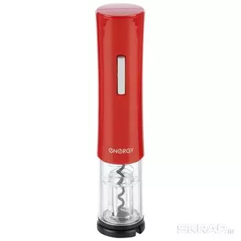 Штопор электрический Energy EN-557B, 4xAA, красный (103597)