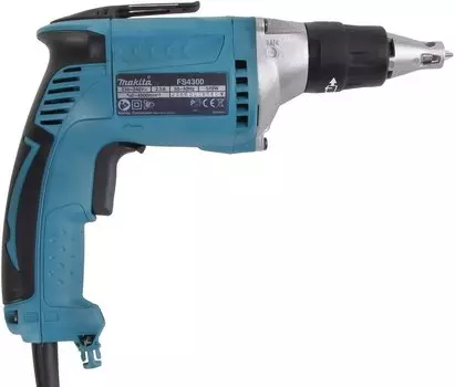 Шуруповерт Makita FS4300JX2, сетевой, 570Вт, 4000 об/мин, кейс, 1.4кг (FS4300JX2)