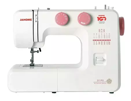 Швейная машина Janome 311PG, белый/розовый (311PG)