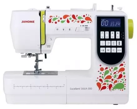 Швейная машина Janome EXCELLENT STITCH 300, белый (EXCELLENT STITCH 300)