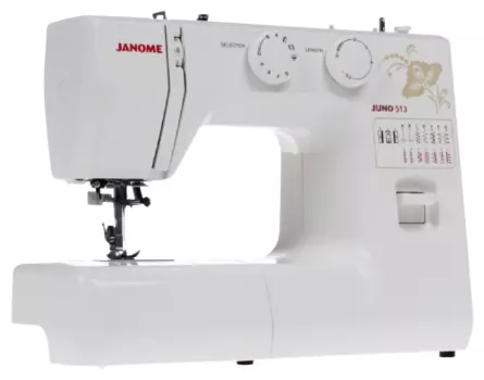 Швейная машина Janome Juno 513, белый/рисунок (513)