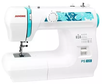Швейная машина Janome PS 120, белый/голубой (PS 120)